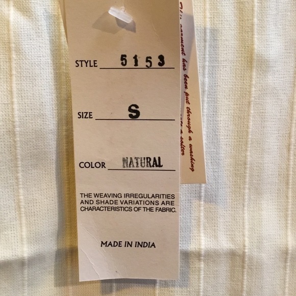 100% cotton pull over top from India - Picture 2 of 5